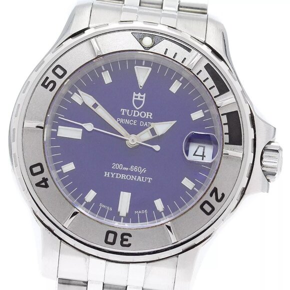 TUDOR Hydro note 85190 Date blue Dial Automatic Boy's Watch_878351 - Picture 9 of 11